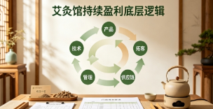 开艾灸馆不是拼手艺！艾灸养生馆加盟，看懂门店持续盈利底层逻辑